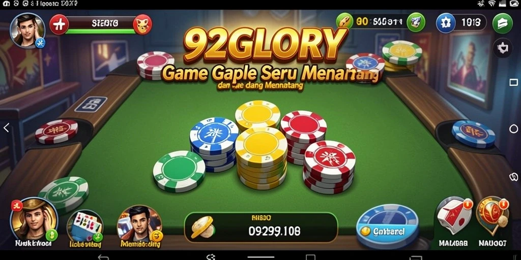 Gameplay seru Gaple di 92GLORY menunggu Anda!