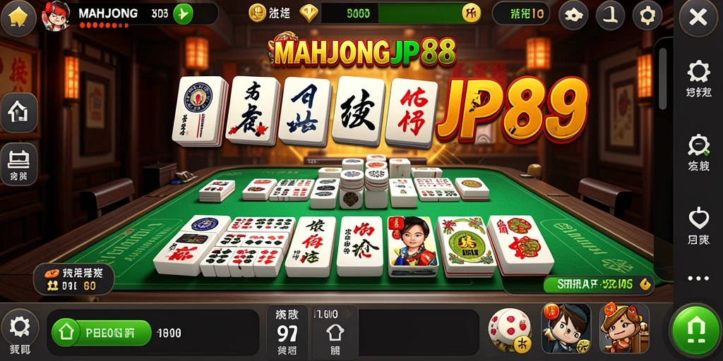 Tampilan gameplay utama MAHJONGJP88 menampilkan suasana permainan Slot yang menarik.