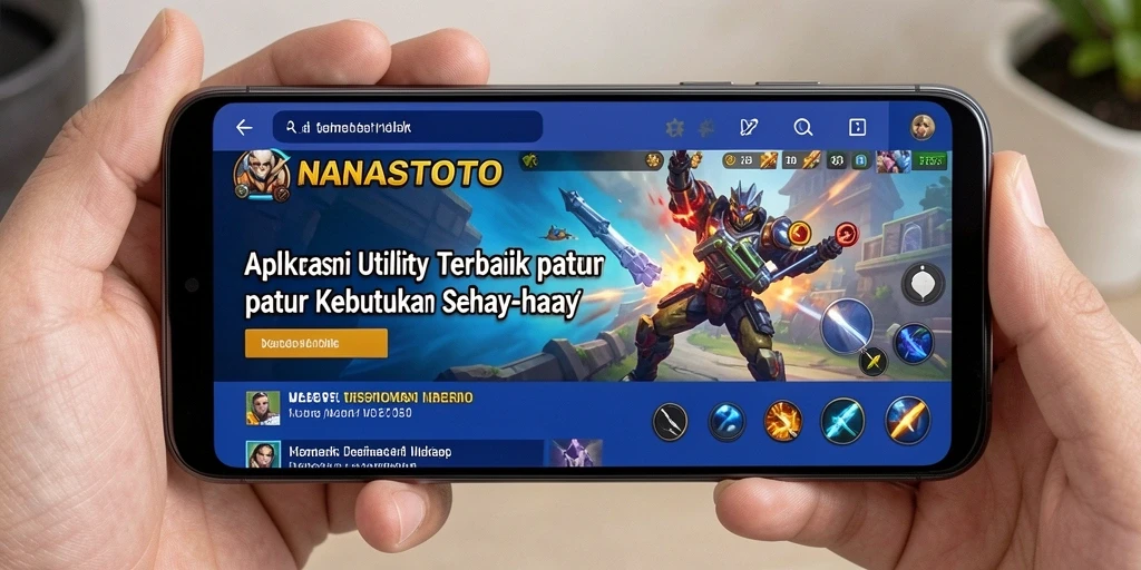 Tampilan antarmuka pengguna NANASTOTO yang rapi dan intuitif.