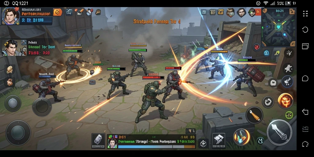Tampilan menarik dari gameplay SLG QQ1221 yang mendebarkan.