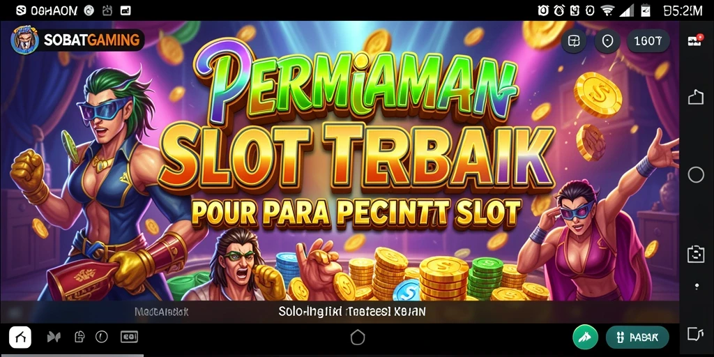 Screenshot gameplay SOBATGAMING yang menunjukkan keseruan bermain slot.