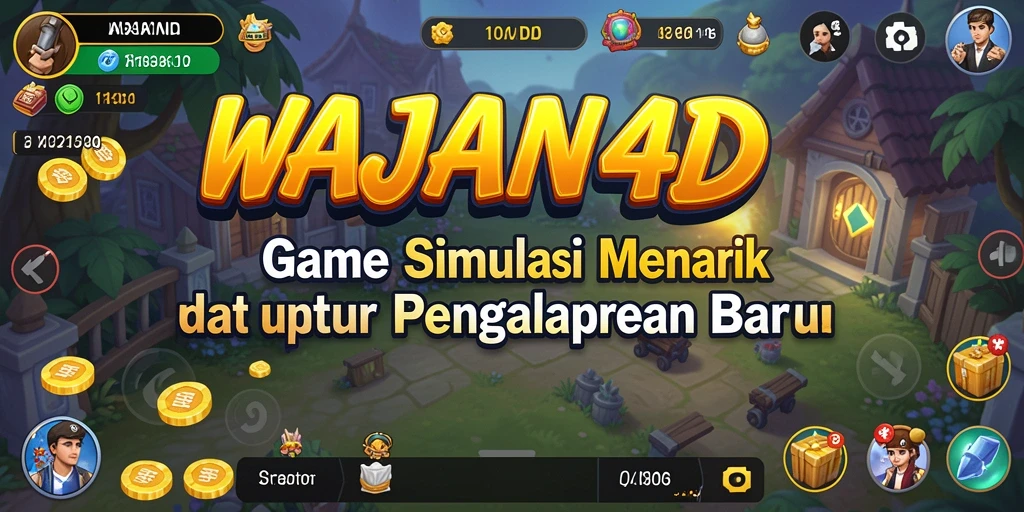 Tampilan gameplay menarik dalam simulasi WAJAN4D.