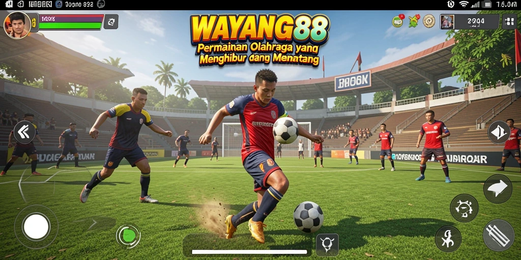 Gameplay WAYANG88 yang mendebarkan dalam aksi olahraga.