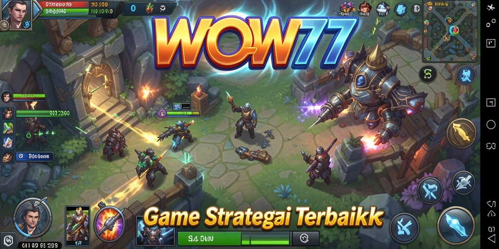 Tampilan gameplay menarik dalam WOW77 dengan strategi SLG yang mendalam.